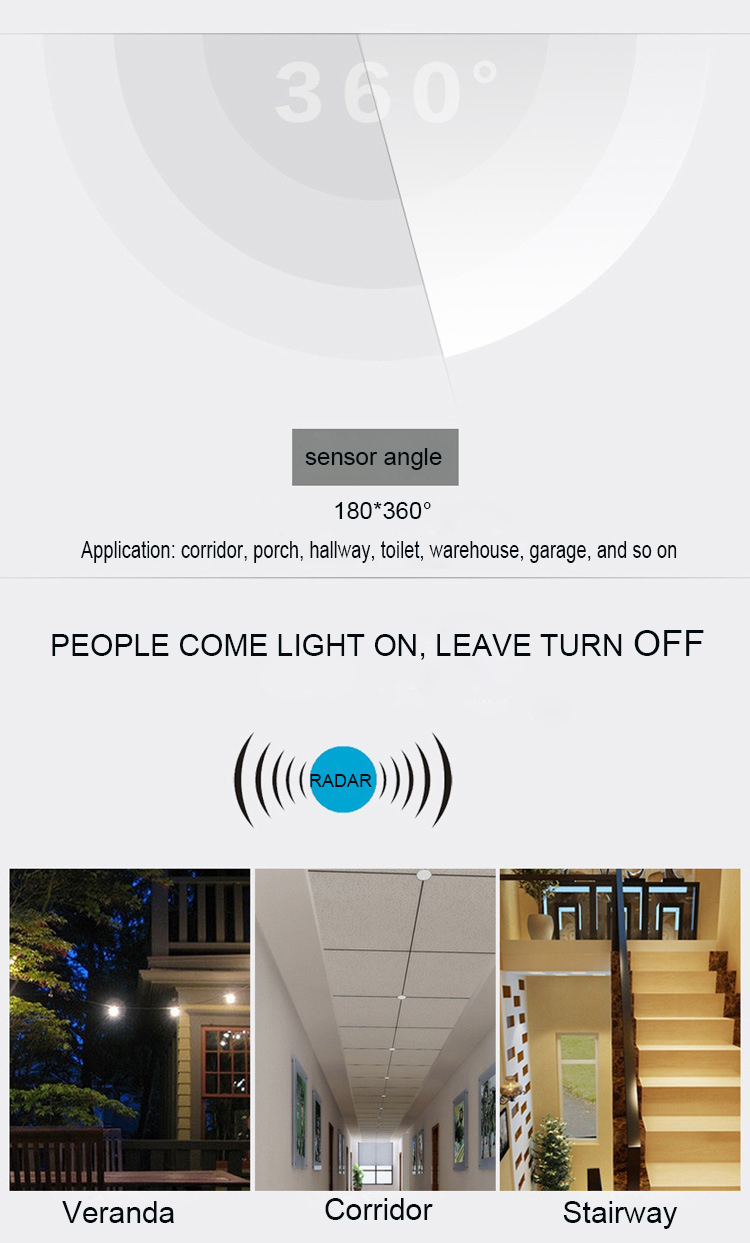 microwave radar active motion sensor