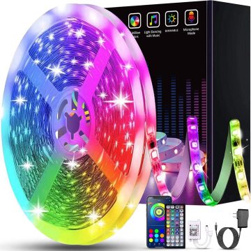 Trendy RGB IP67 Waterproof Smart LED Strip Light with WiFi and Bluetooth App Control