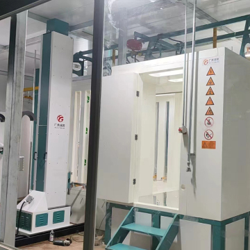 Manual Open Face Powder Coating Booth