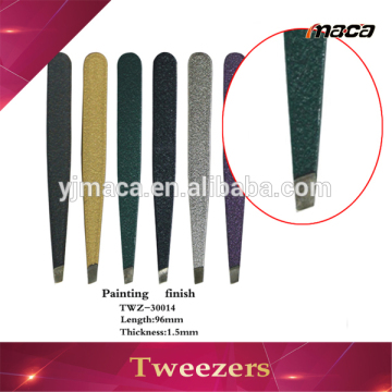 wholesale stainless steel premium quality beauty eyebrow tweezers