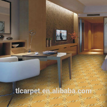 Yellow Elegant Wilton Carpet, Woven Wilton Carpet, Polypropylene Carpet 005