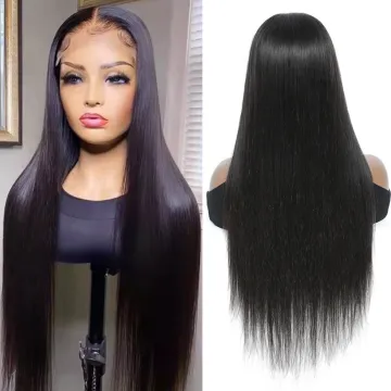 HD lace front wig wholesale 150% 180% density human hair transparent hd lace cuticle aligned 4x4 5x5 closure frontal wigs