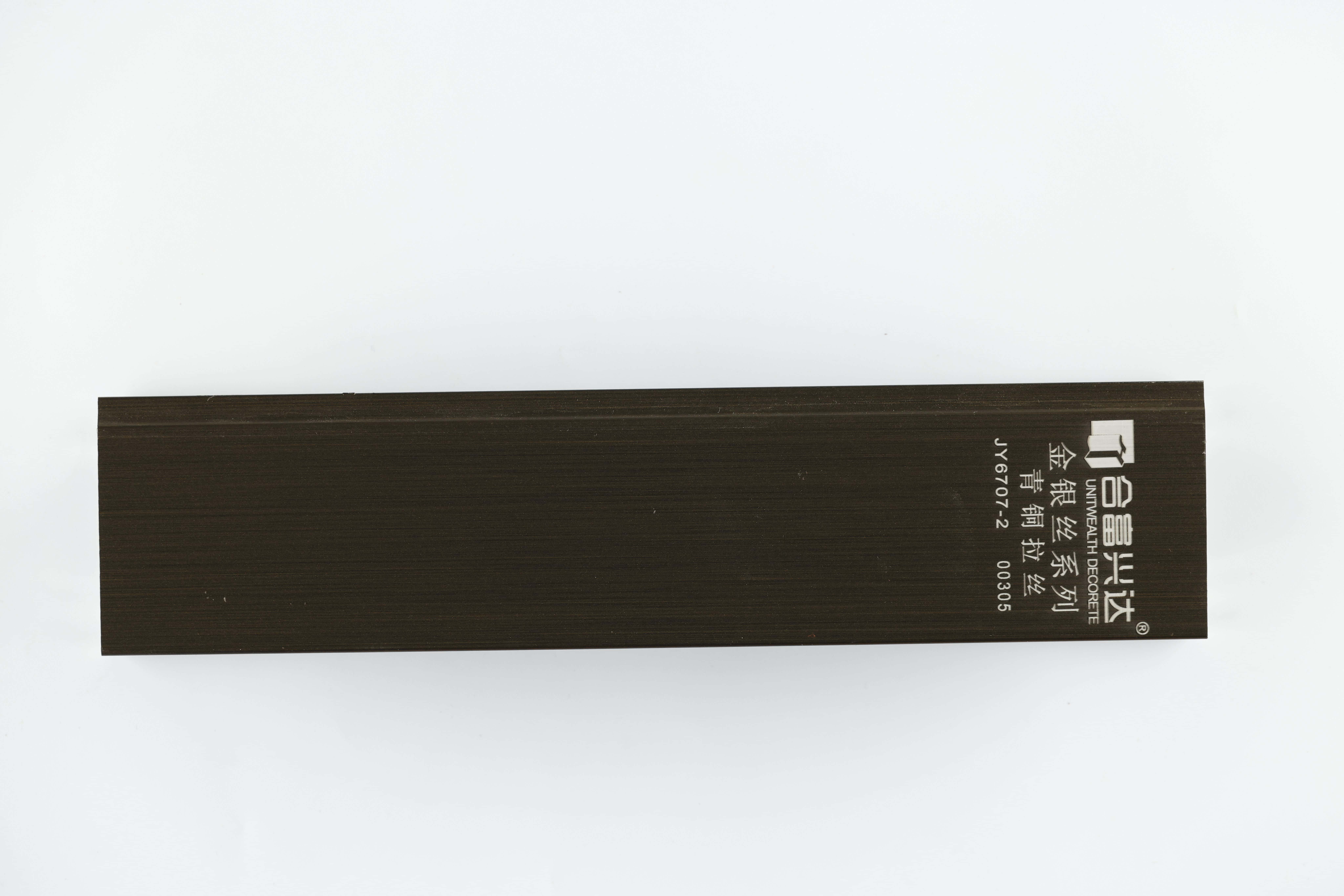 वास्तुशिल्प ब्रश कांस्य स्थानांतरण बनावट का क्लोज़-अप