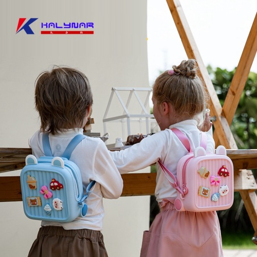 Cartoon Diy Kids School Backpack Bag