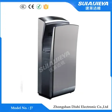 wall mounted jet air blade hand dryer brushless steel