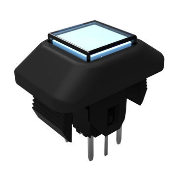 Illuminated tact switches with small size, bi-color LED illuminated available