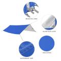 Tenda di telo impermeabile leggera con rivestimento in argento UPF50+