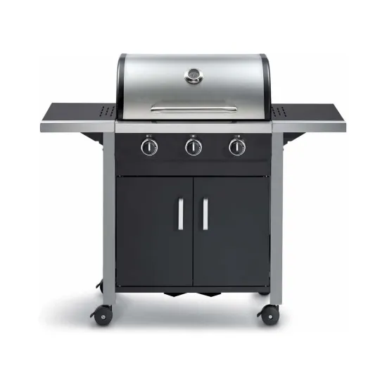Wholesale 3 Gas Barbecue Grill Foldable Side Shelves Stainless Steel 30,000  Outdoor Garden BBQ Gas Grill