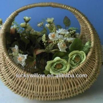 graceful willow woven gift basket &flower basket