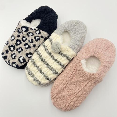 Microfiber Slipper Fuzzy Knit Microfiber