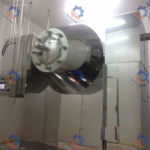 Mesin pengering pemadam vakum rotary kerucut ganda