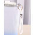 Stainless steel striped insulated straight cup