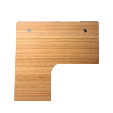 Bamboo Desk Top For L-Shape Electric Height Adjustable Desk