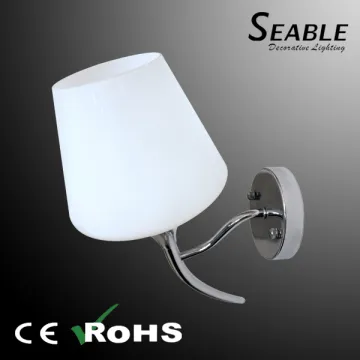 Iron and Glass lamp shade modern wall light with E27 holder