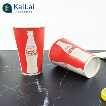 Custom Printing Logo Paper Cups with Lids and Sleeves Manufacturer