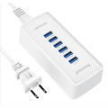 USB-Telefon-Ladegerät-Adapter 6-Port-USB-Ladegerät