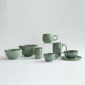 Reactive Glaze Ceramic Stoneware Dinner Set