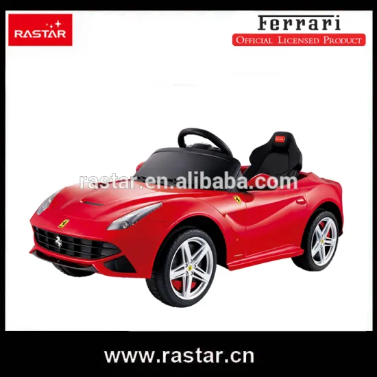 Rastar toy car Ferrari official licenced shopping toy kids ride on car