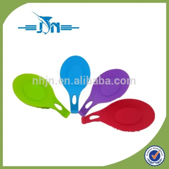 Food grade eco-friendly silicone spoon rest/spoon rest/silicone spoon holder