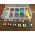 48PCS/LOT MINI Standard Micro Blade Fuse 5 10 15 20 25 30 Amp ATM APM Auto Automotive Car Boat Box Assortment