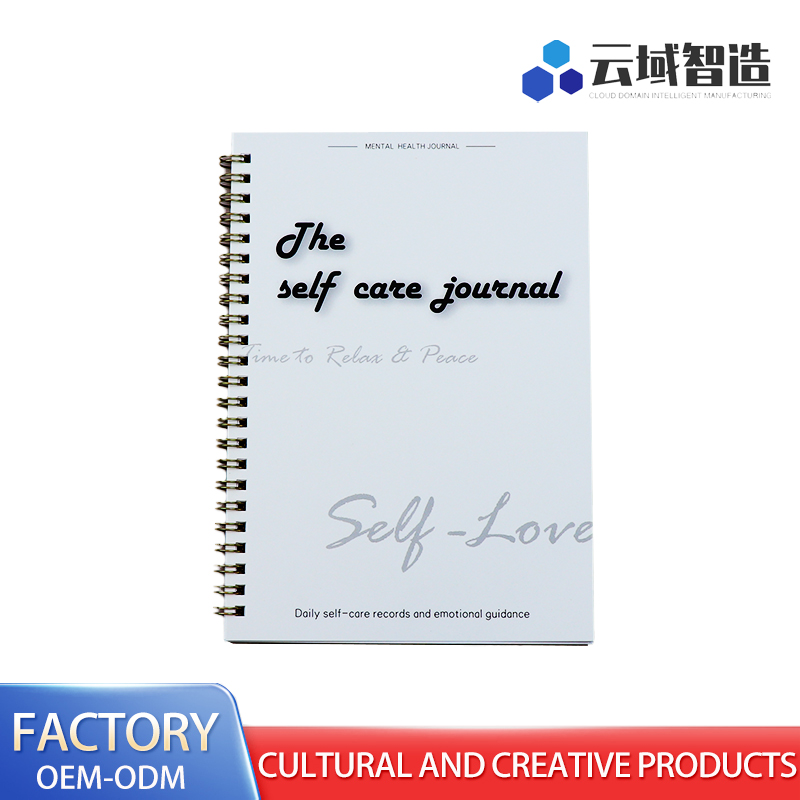 Livro de cura emocional em design branco e preto