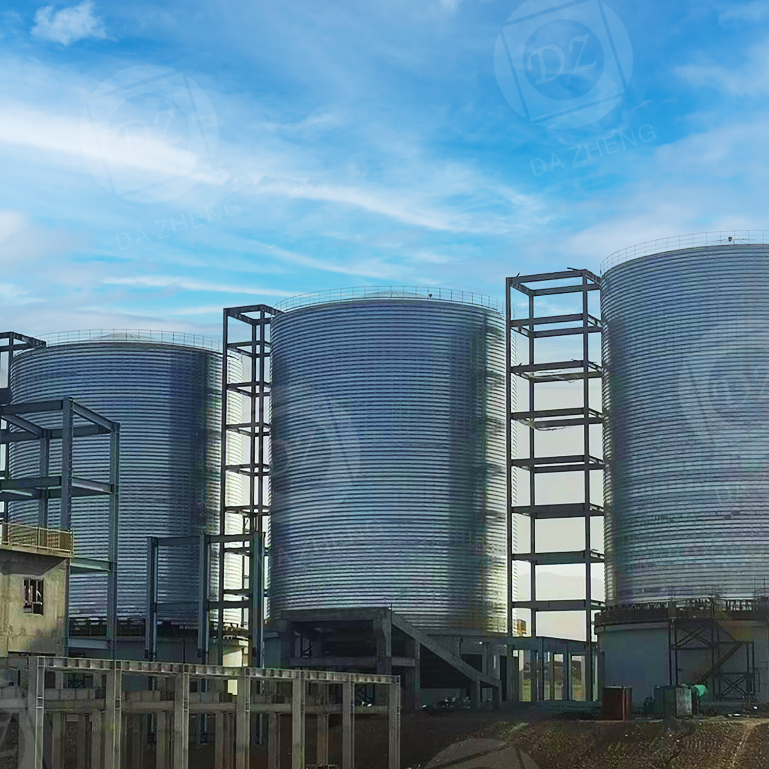 Strategic Steel Plate Silos for Grain Reserves