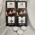 Custom Private Label Tealight Candles 10pcs black box