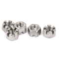 Stainless/Carbon Steel Hexagon Slotted and Castle Nuts