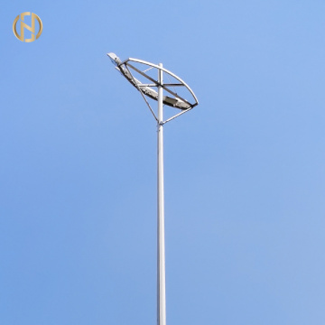 40m Outdoor Galvanized Lighting Tower With Slip Joint