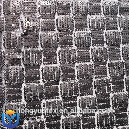 2016 Latest Top Quality Sequin Embroidery Fabric