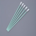 Safety Sterile Dacron Compatible Foam Cleaning Swab Wooden