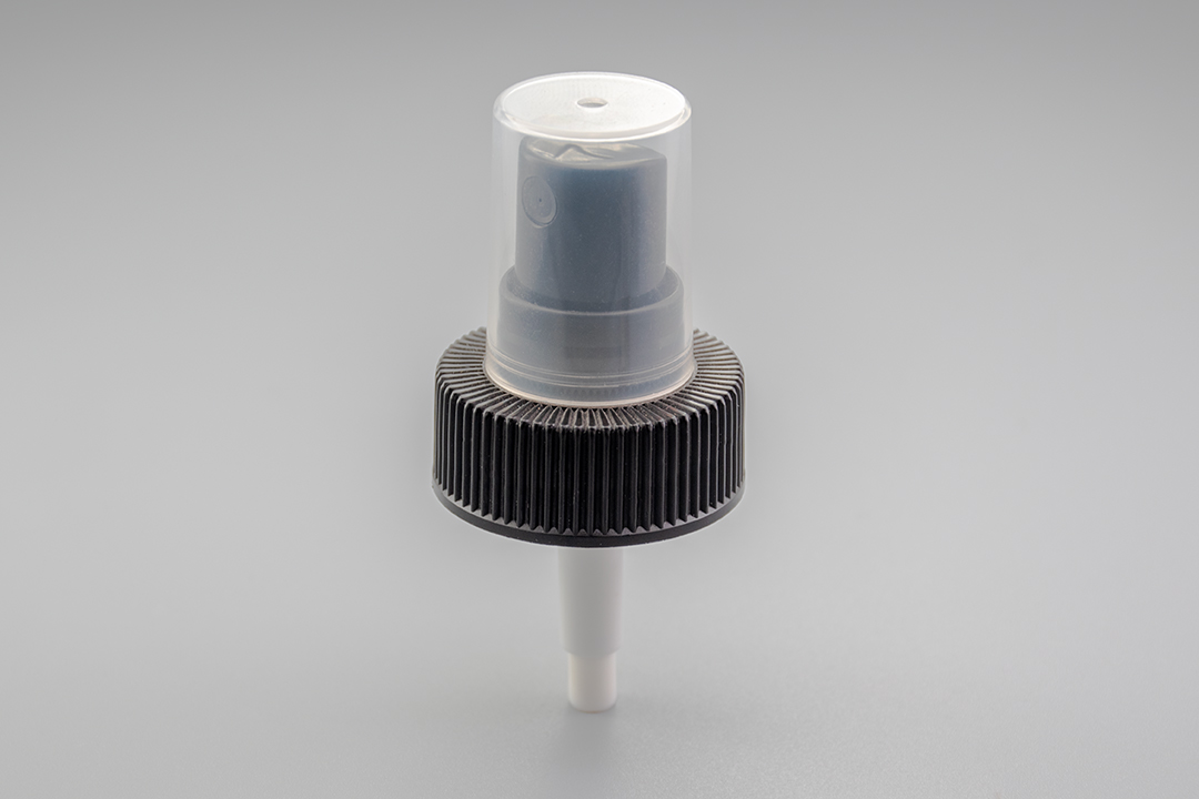 28/400 Black Ribbed Fine Mist Sprayer Pump