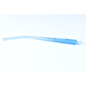 Disposable suction tube with suction tip and connector