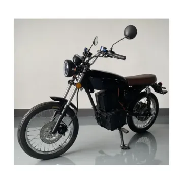 Classic Design CG Electric Motorcycle - Street Bike with Battery