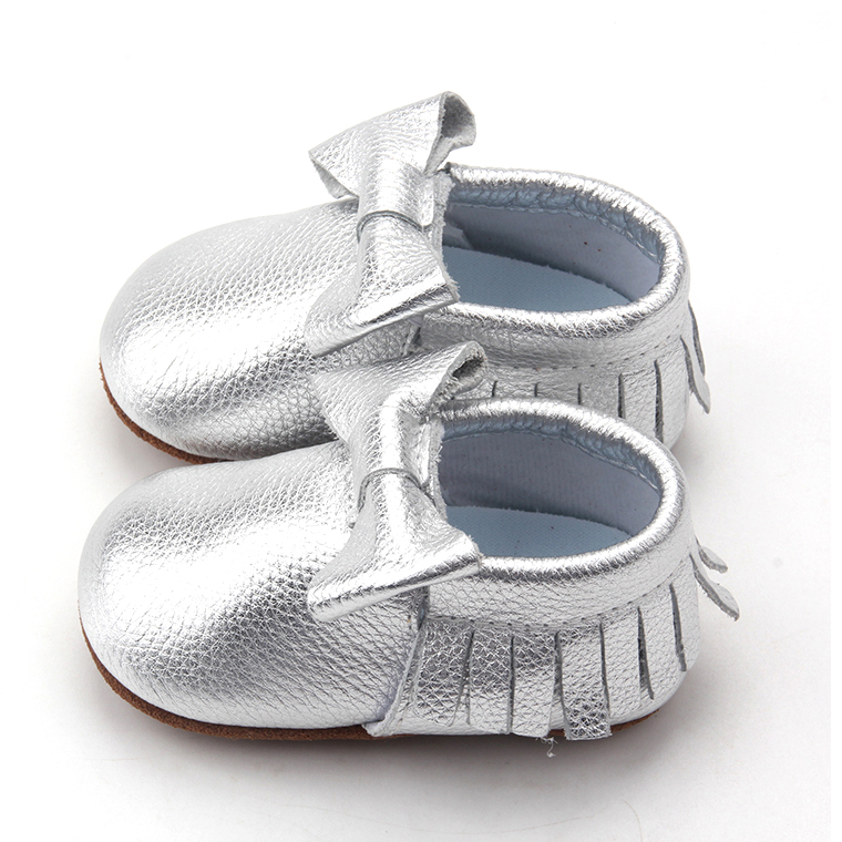 Cute Fashion Skidproof Bow Baby Girl Moccasins