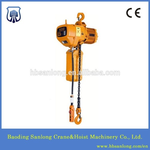 HHBB 1 ton chain electric hoist crane, capacity 1000kg, 10ft lift