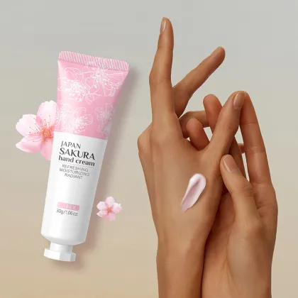 LAIKOU 30g Hand Cream - Smooth Skin, Moisturizing, Refreshing, Radiant, Japan Sakura