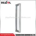 Sıcak satış modern paslanmaz çelik H şekli sürgülü iç ucuz çekme kolu cam kapı