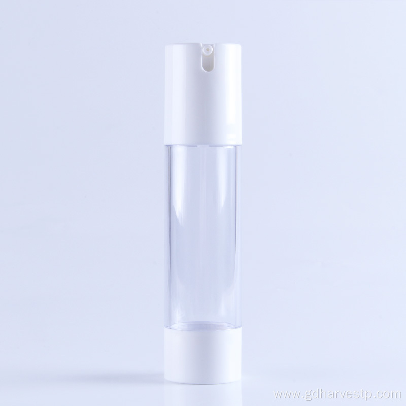 Plastic 15ml 30ml 50ml Airless Pump Bottle