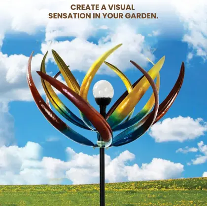 Colorful Tulip Wind Spinner