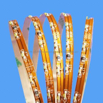 Side View LED Strip Light with 12V DC Voltage, Flexible PCB and 3m Double-sided Type