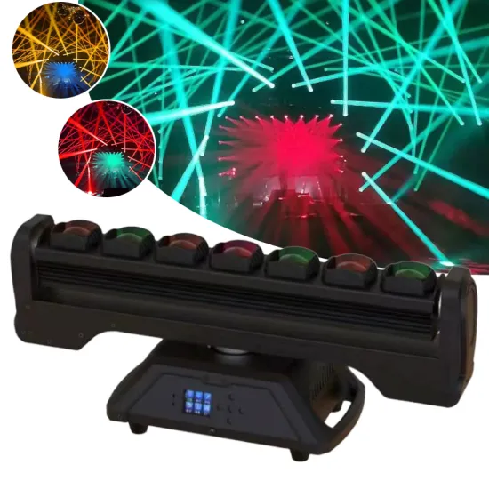 DTLT LED Stage Light - Moving Head Beam RGBW 4-in-1 with No Limit Rotation