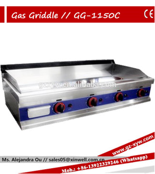 Large Gas Griddle GG-1150C with 4 Burner for Cooking Equipment