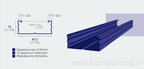 Steel CW UW Roll Forming Machine