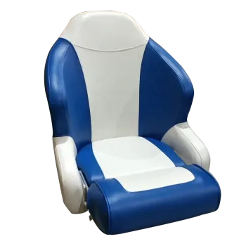Luxury White Boat Yacht Captain Seat with Aluminium Bracket - iTOPWELL