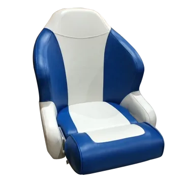 Luxury White Boat Yacht Captain Seat with Aluminium Bracket - iTOPWELL