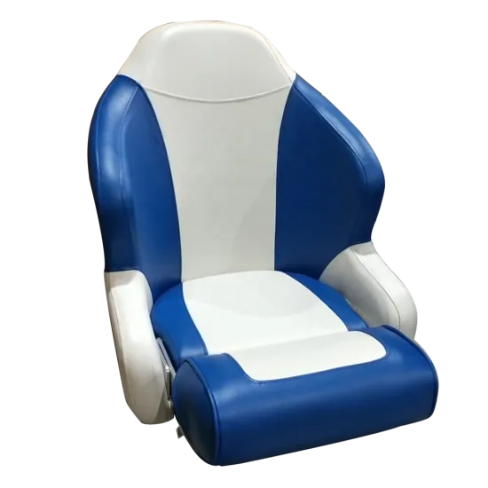 Luxury White Boat Yacht Captain Seat with Aluminium Bracket - iTOPWELL