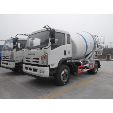 mobile concrete mixer with self loading