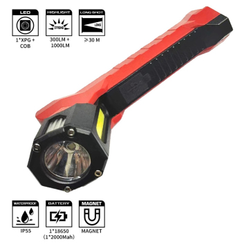 Warsun DJ50: 1000Lm buitenwerklicht met dubbele lichtbronnen, magnetische haak en waterdicht ontwerp