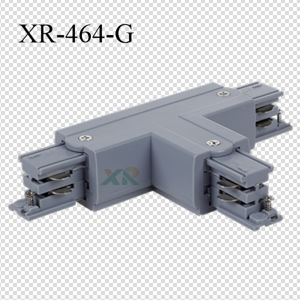 3 phase Track T Connector in Gray
